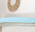 14" X 36" Light Blue 100% Cotton Zippered Pillow